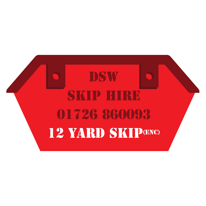 12 Yard Skip Hire (Enclosed) Image - DSW Cornwall