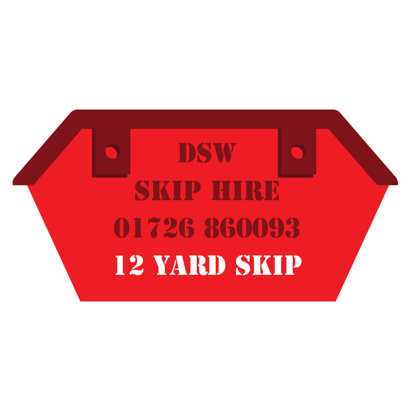 12 Yard Skip Hire Image - DSW Cornwall