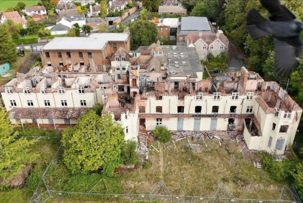 Demolition in Devon - The Knowle - McCarthy & Stone