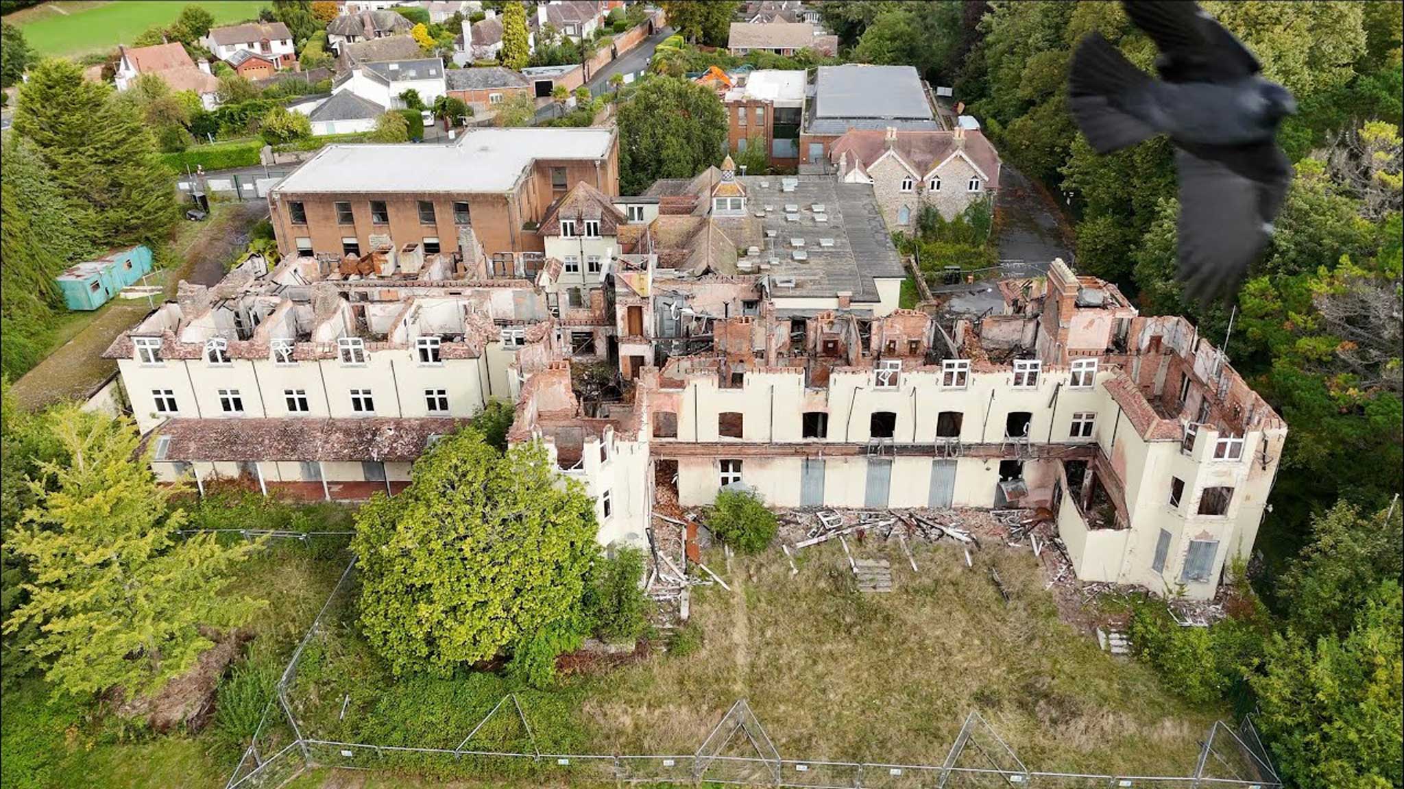 Demolition in Devon - The Knowle - McCarthy & Stone